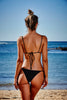 Maui black tie side bikini pant