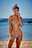 Barbados Crochet Bikini Pant in Aqua