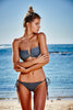 Maui Tie Side Bikini Brief in Grey Marle