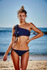 Capri Knotted Bikini Pant in Navy