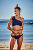 Capri Knotted Bikini Pant in Navy