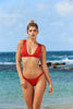 Palm Beach Bikini Top in Red